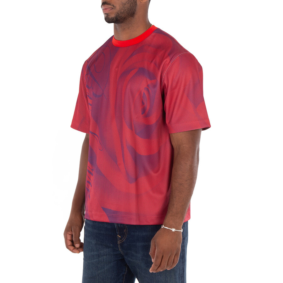 Burberry Rose Print Football T-Shirt - 2