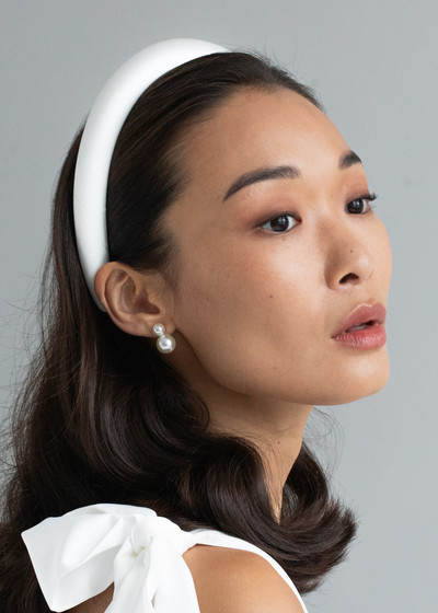 Jennifer Behr Tori Headband in Satin outlook