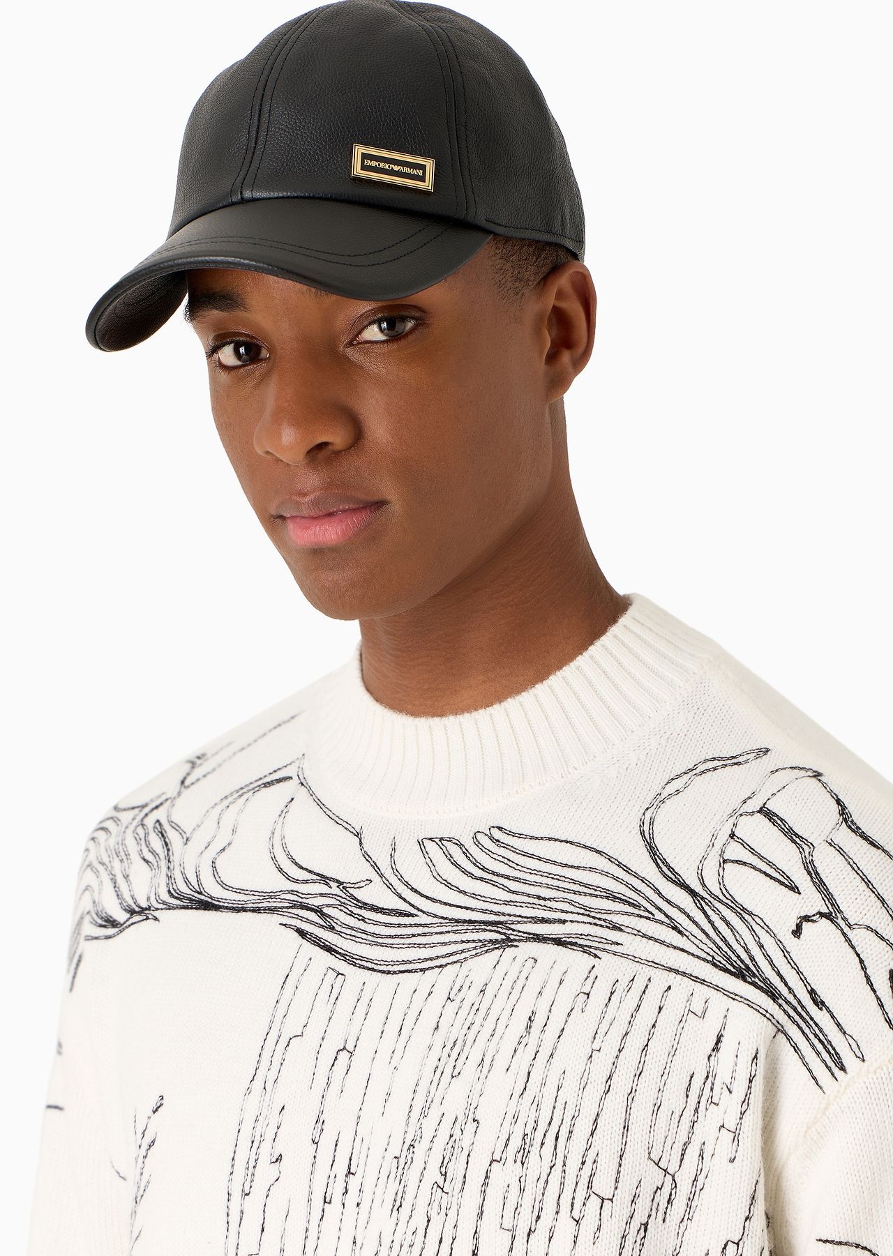 Alpaca-blend sweater with nature embroidery - 5