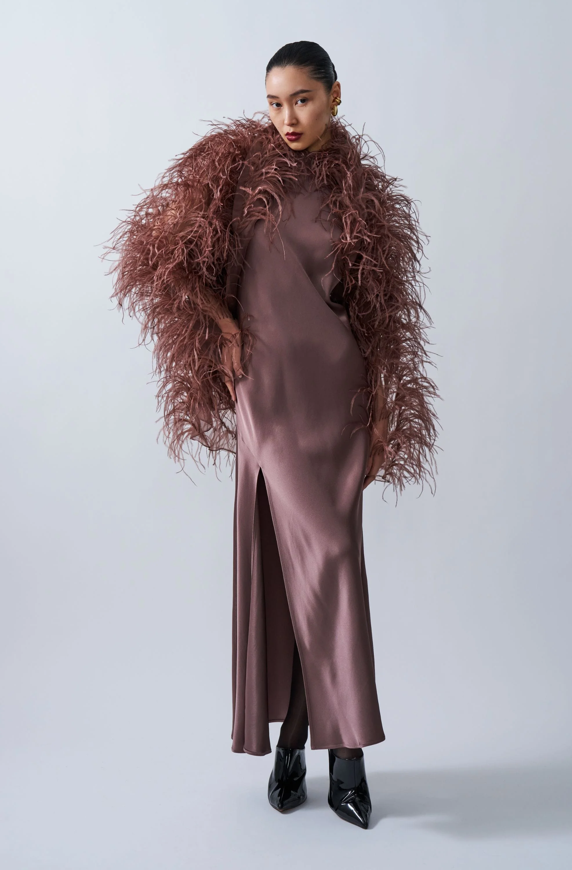 Marbled Feathers Jacket - 1