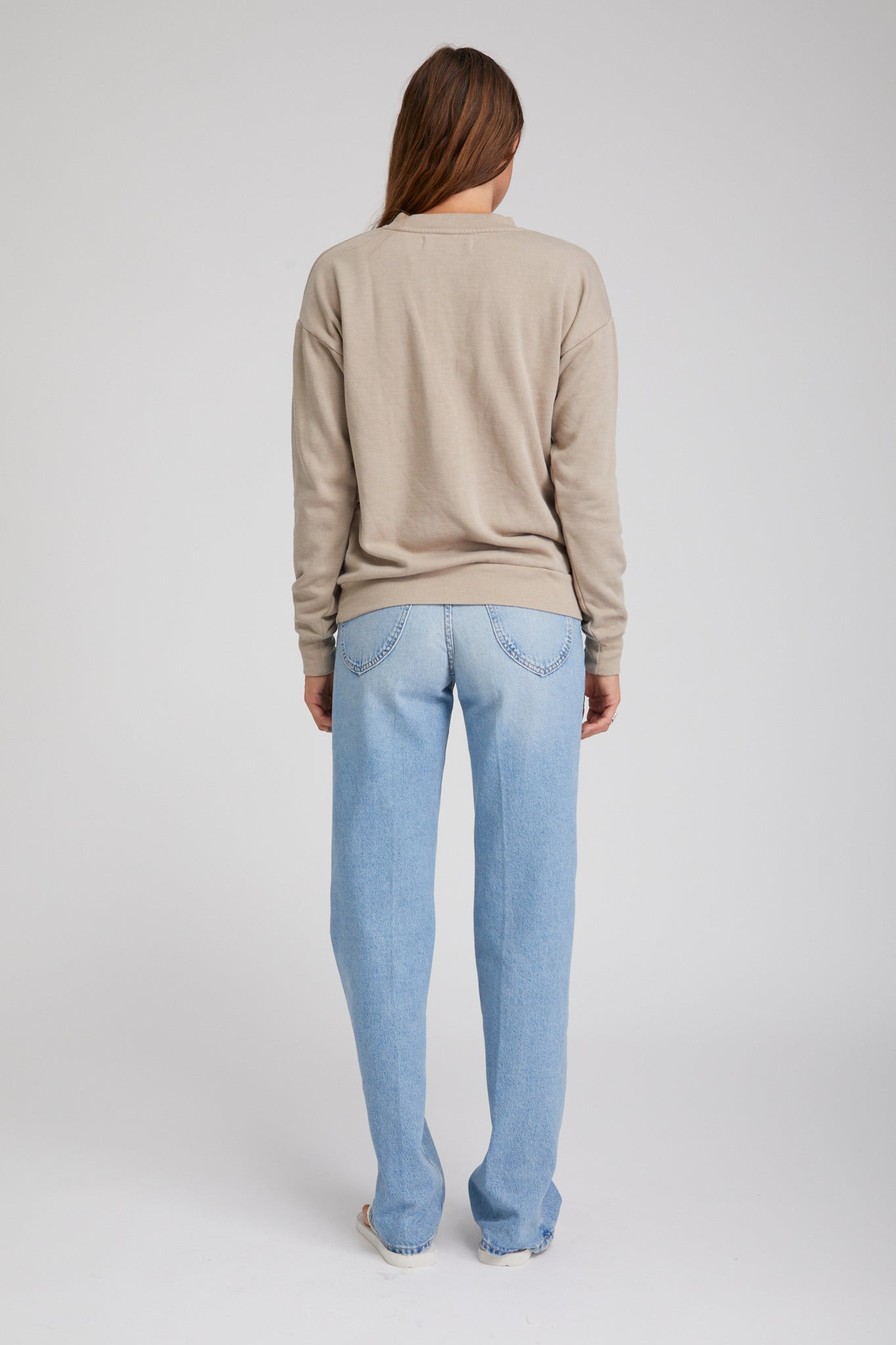 TAUPE LOGO SWEATSHIRT - 3