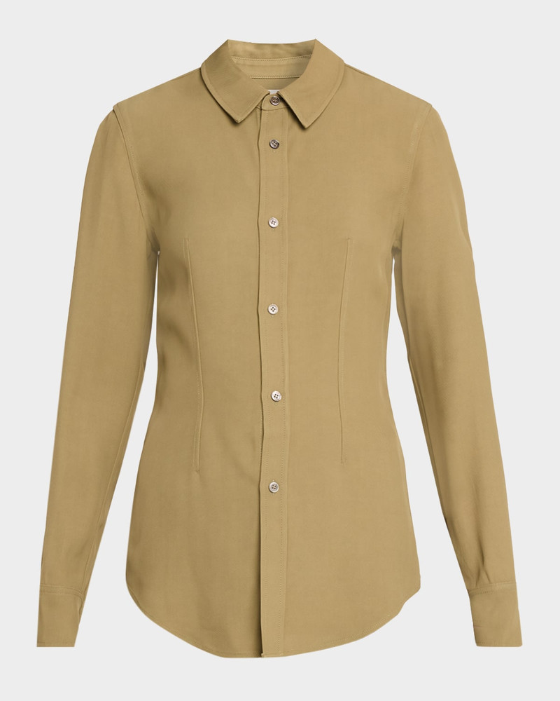 Fitted Button-Down Shirt 1
