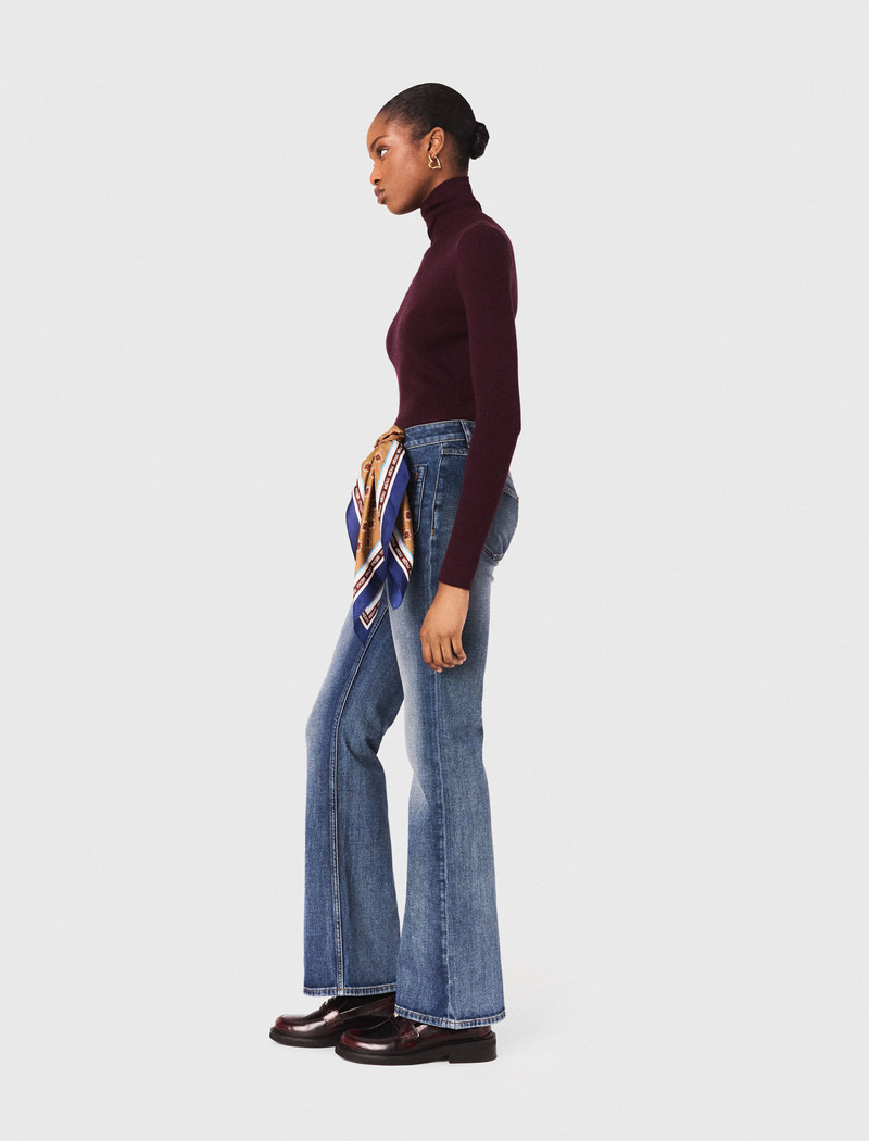 Bootcut jeans with zip pockets 3
