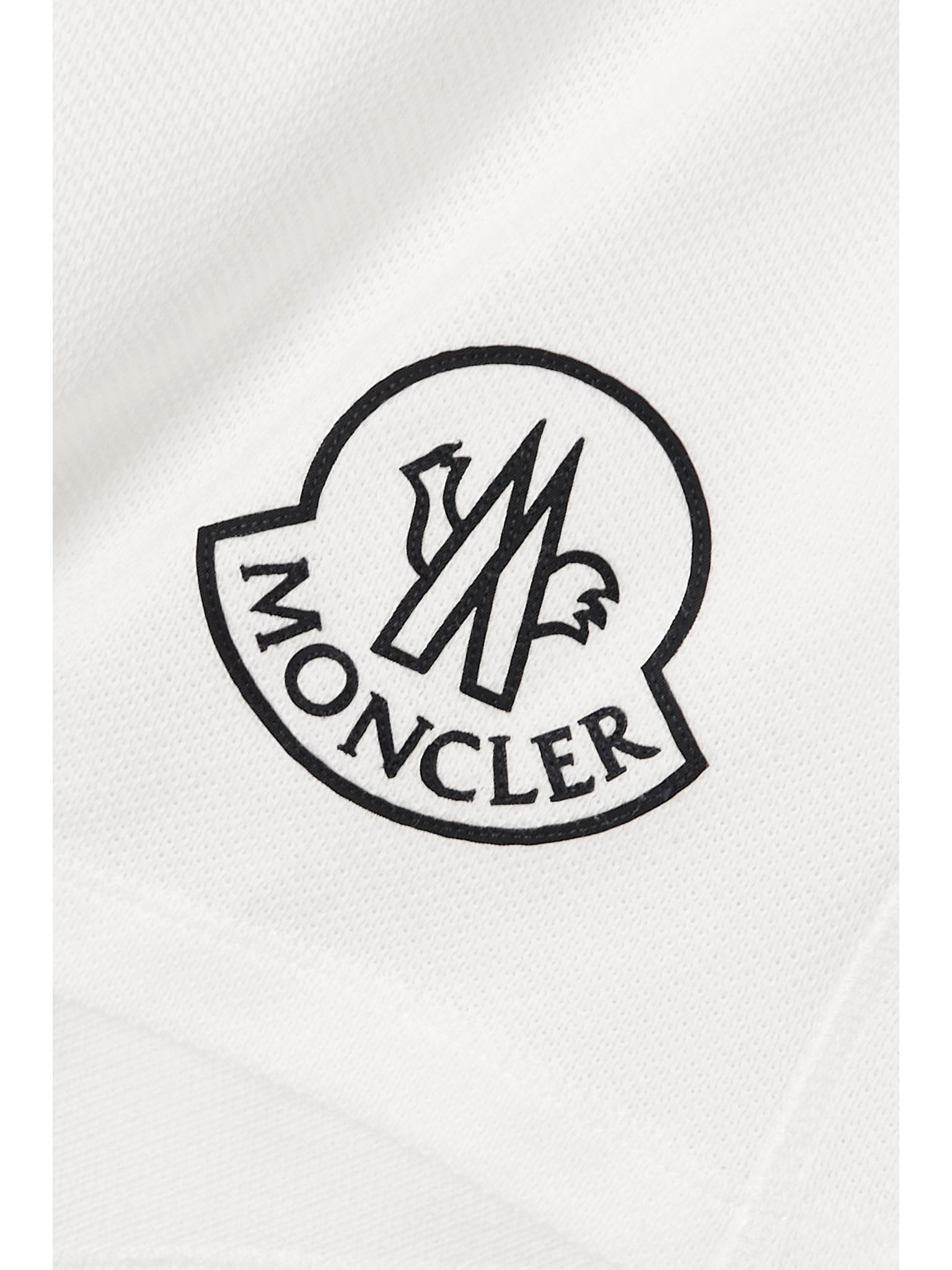 Printed cotton-piqué shorts White - 5