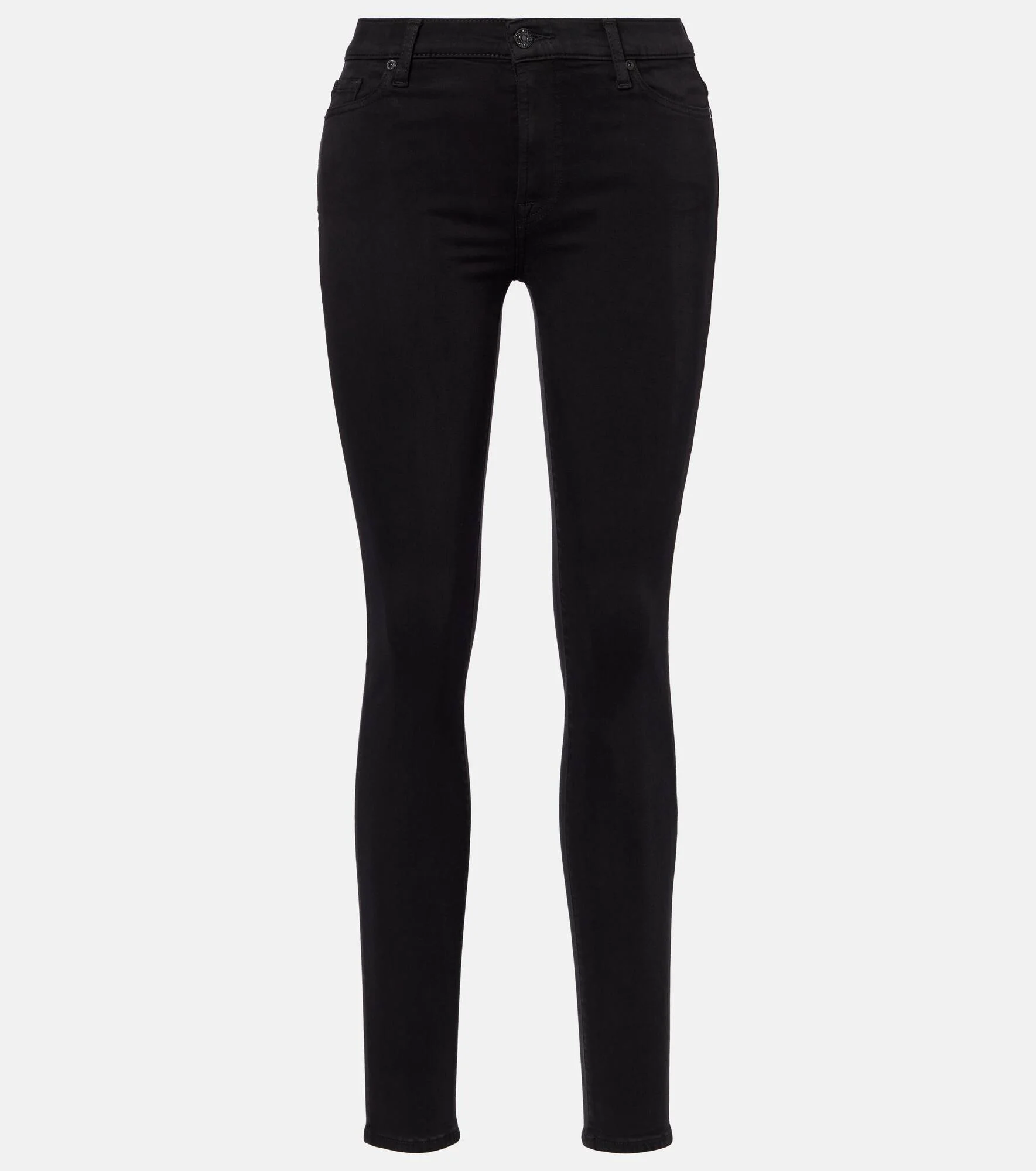 Mid-rise skinny jeans - 1