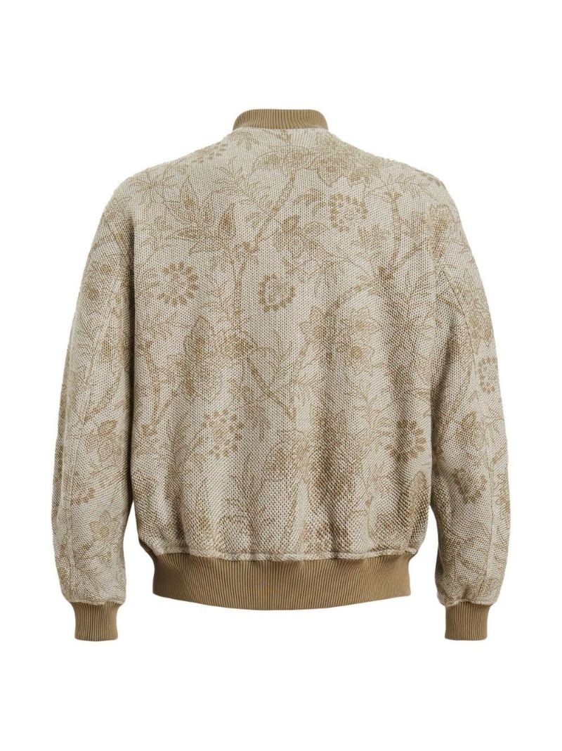 all-over paisley-print bomber jacket - 6