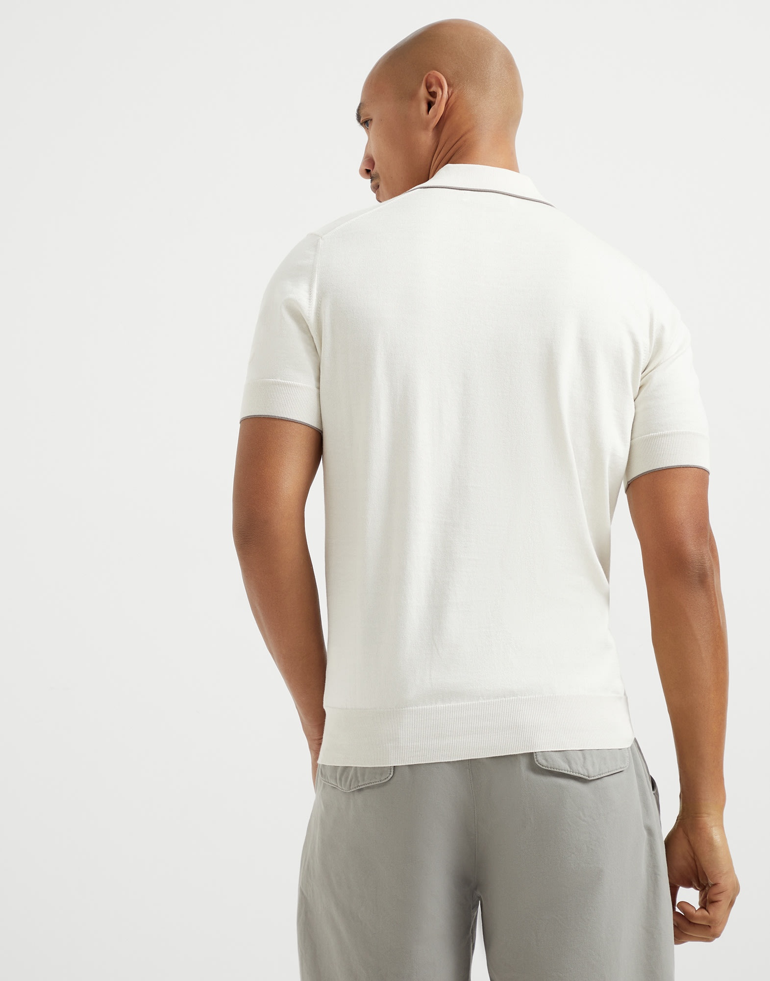 Cotton lightweight knit polo - 2