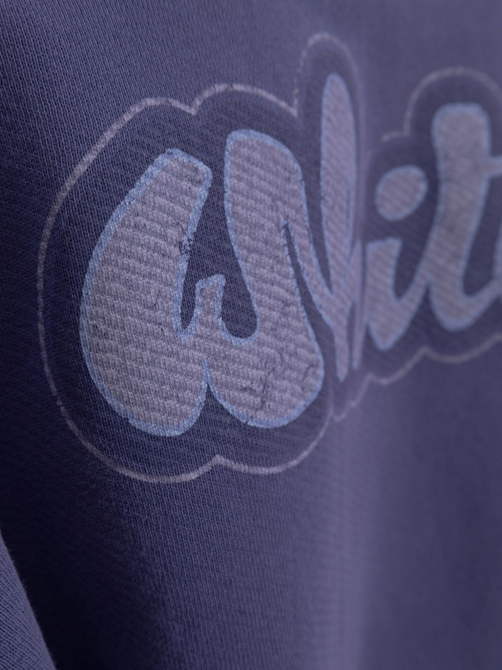 logo-print cotton sweatshirt - 5