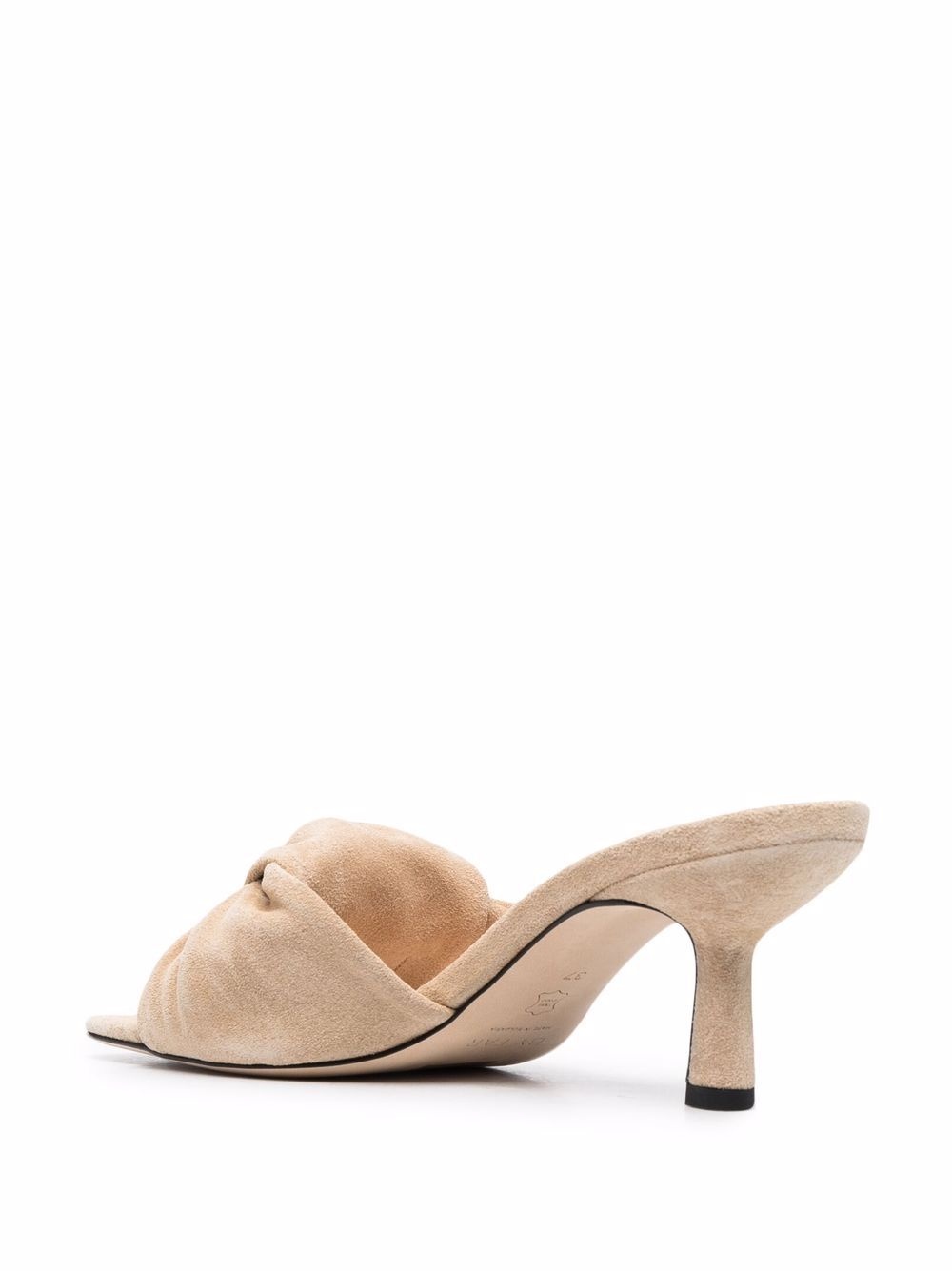 suede-leather knot sandals - 3
