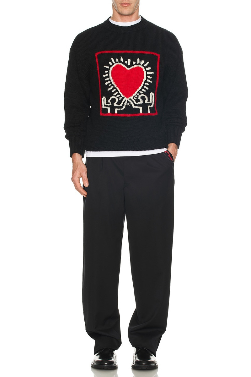 WACKO MARIA Keith Haring Crew Neck Sweater Type-1 outlook