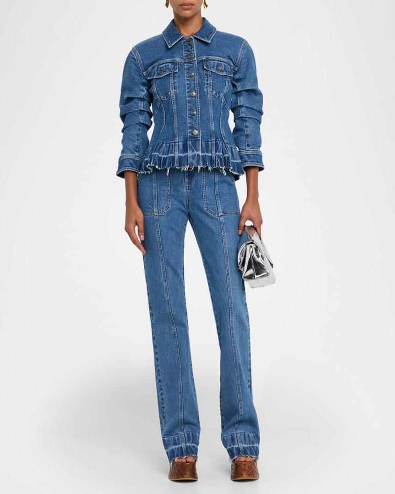 Cinq à Sept Briella Flare Jeans with Released Hem outlook