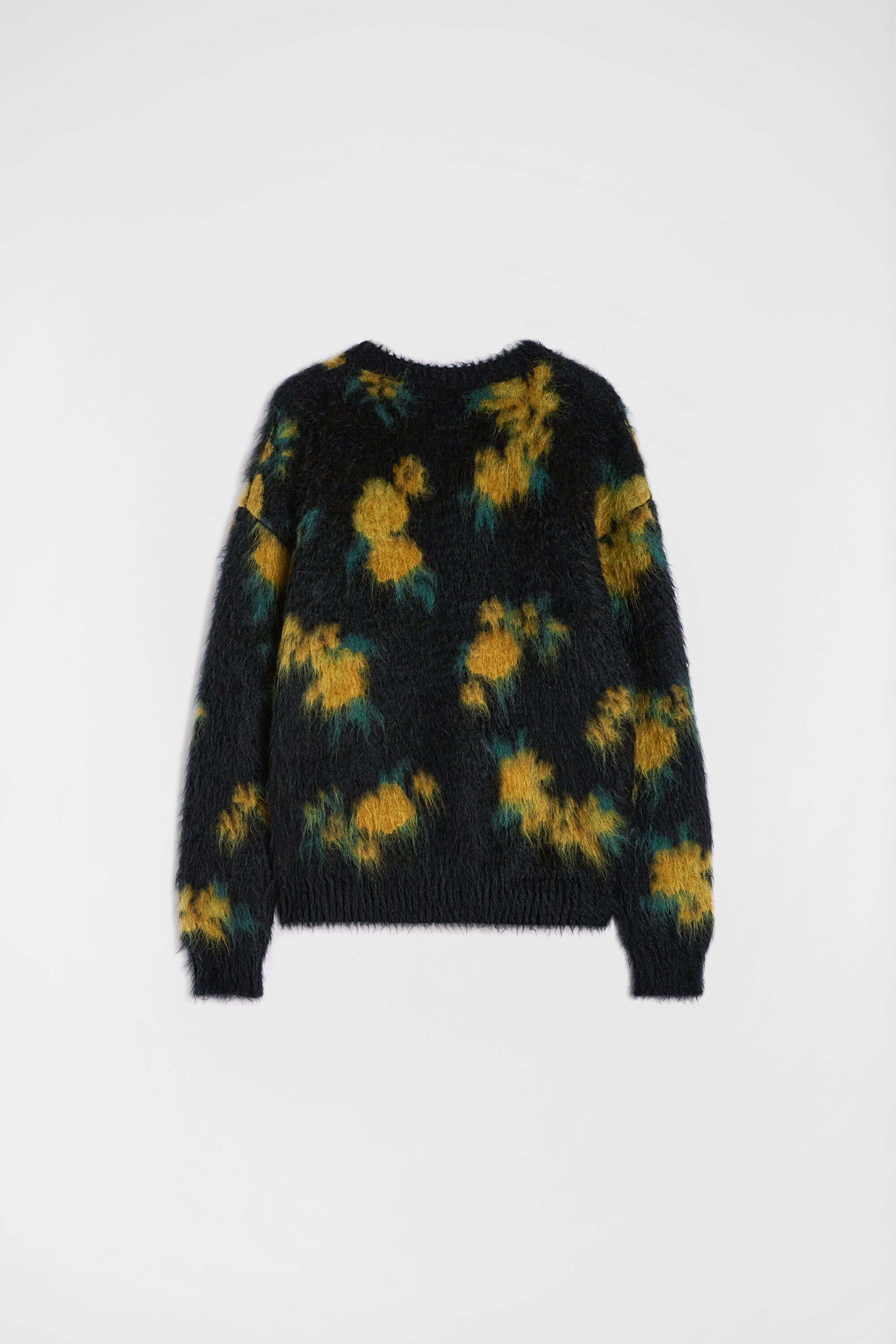 Wool Blend Crew-Neck Sweater - 2