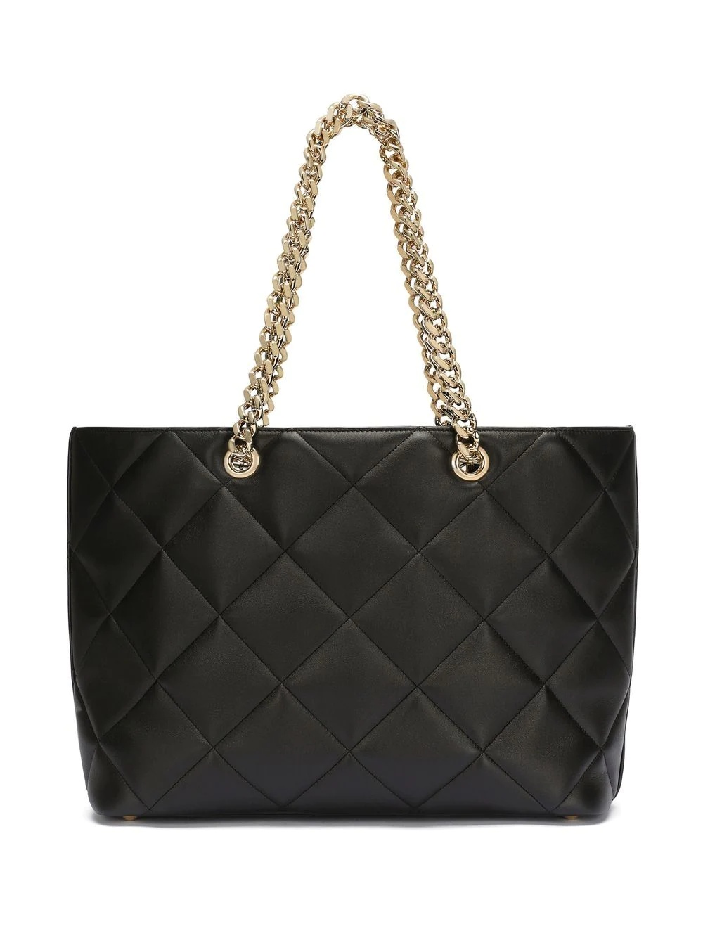 DG-logo quilted leather tote bag - 3