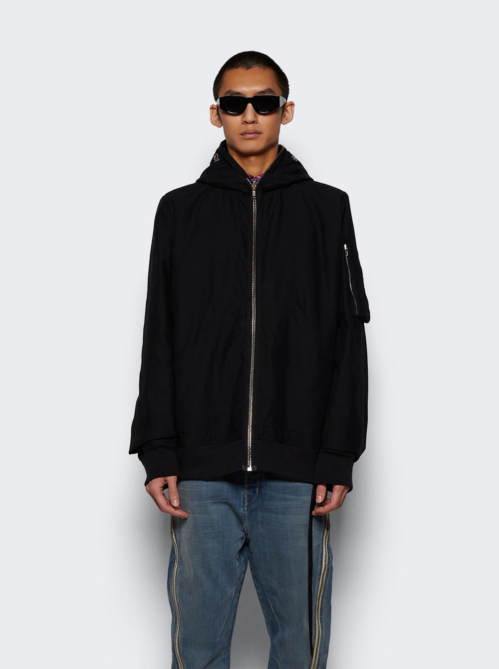 Gimp Flight Bomber Jacket Black - 2