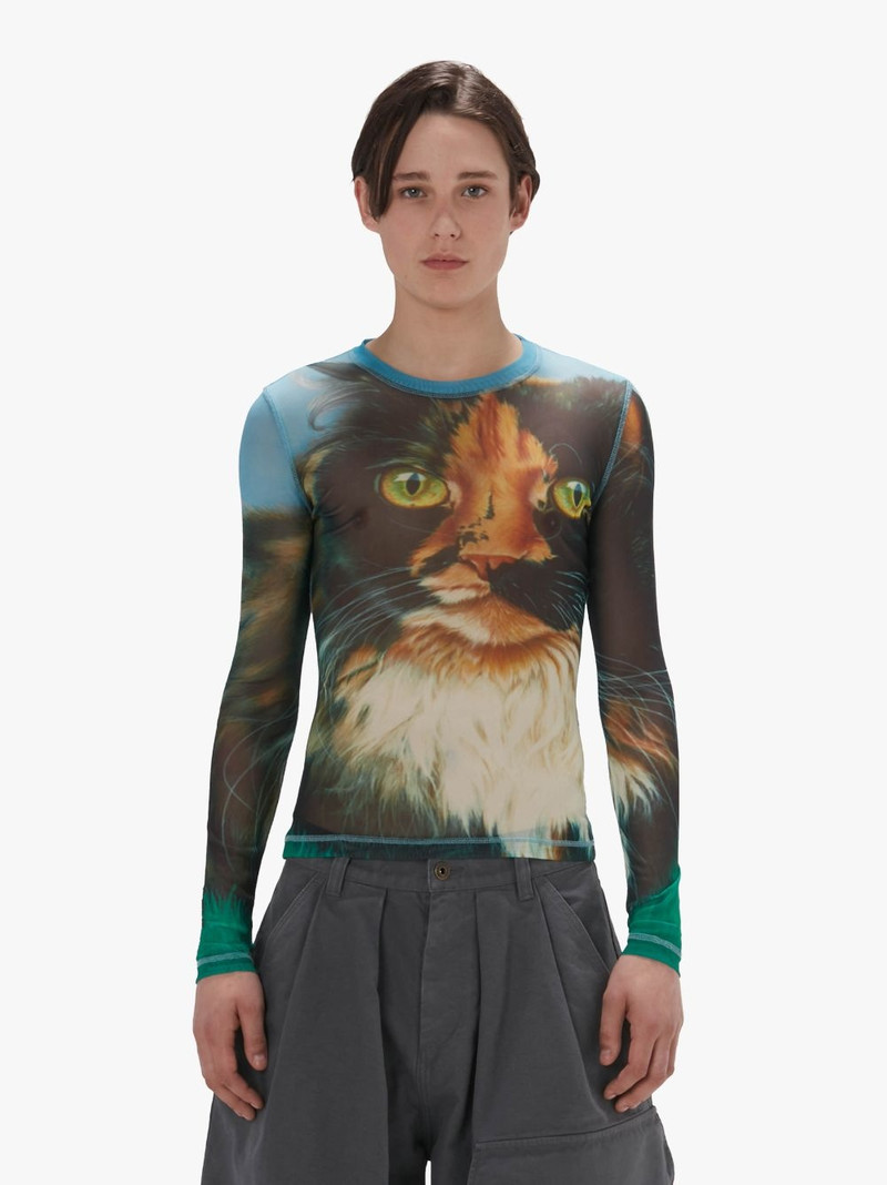 JW Anderson SHEER LONG SLEEVE TURTLENECK TOP outlook