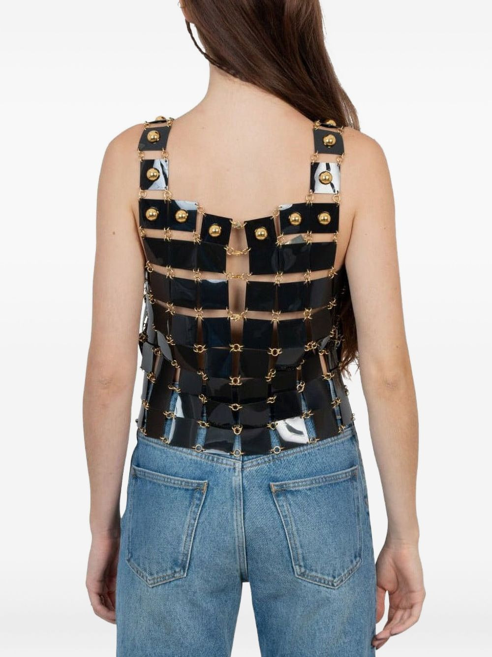square-panelled top - 3
