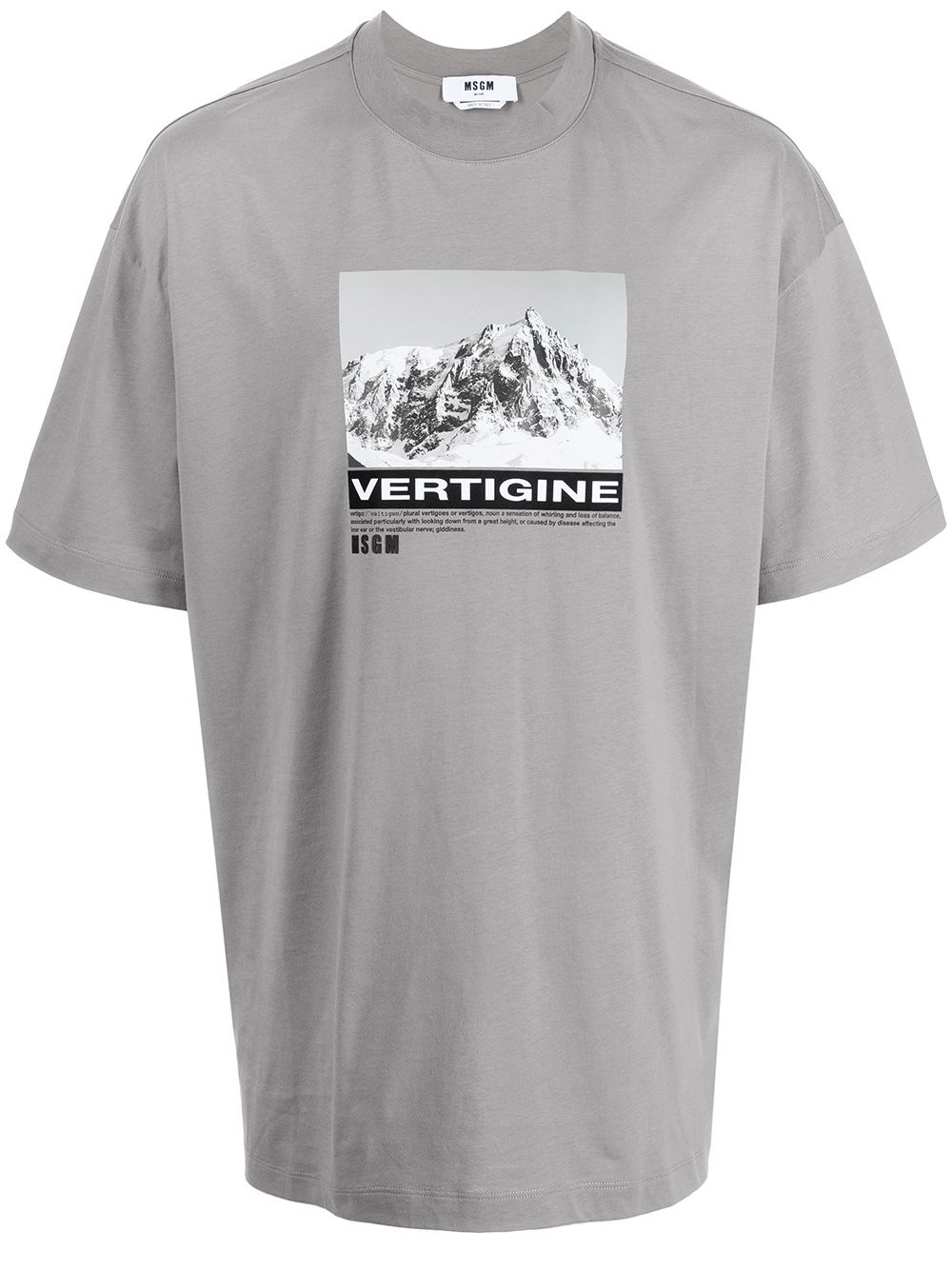 mountain print t-shirt - 1