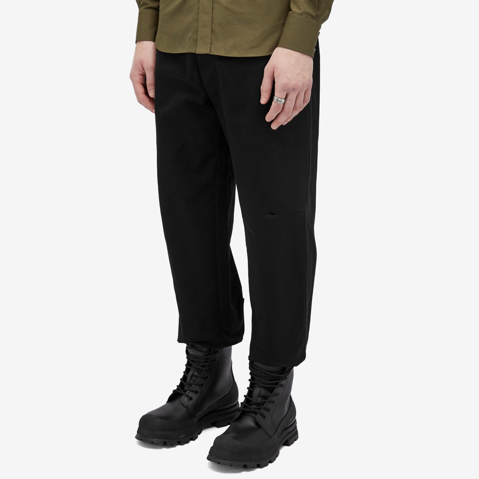 Alexander McQueen Cotton Twill Cargo Trousers - 2