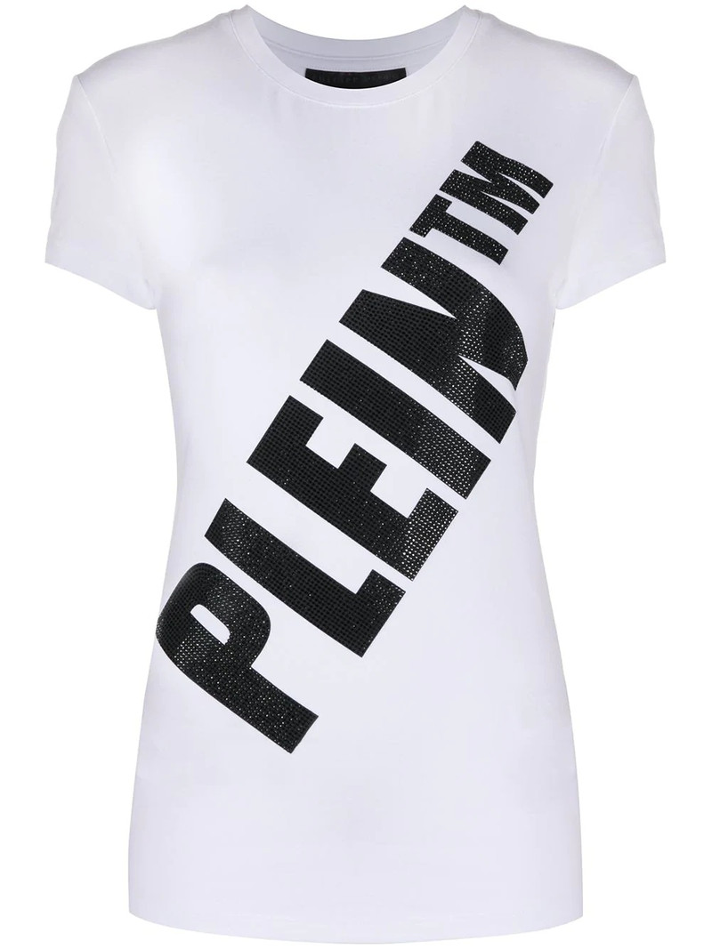 logo print T-shirt 1