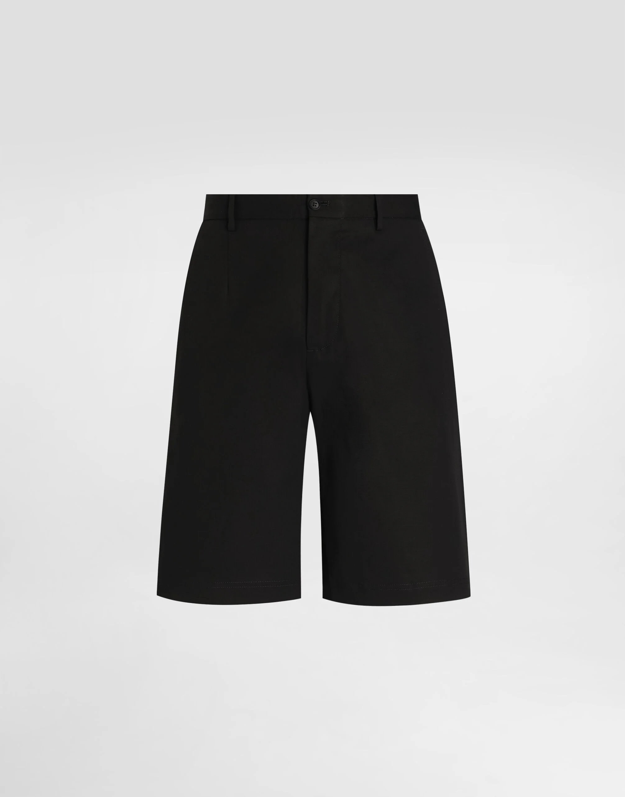 Jersey jogging shorts with embroidery - 1