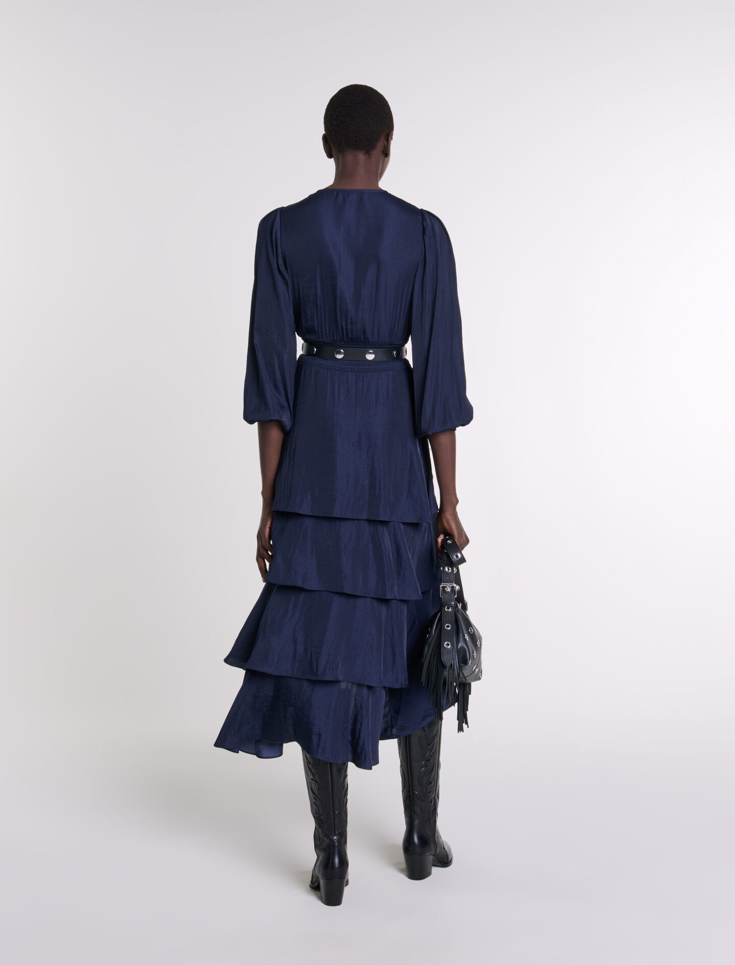 Ruffled maxi dress - 4