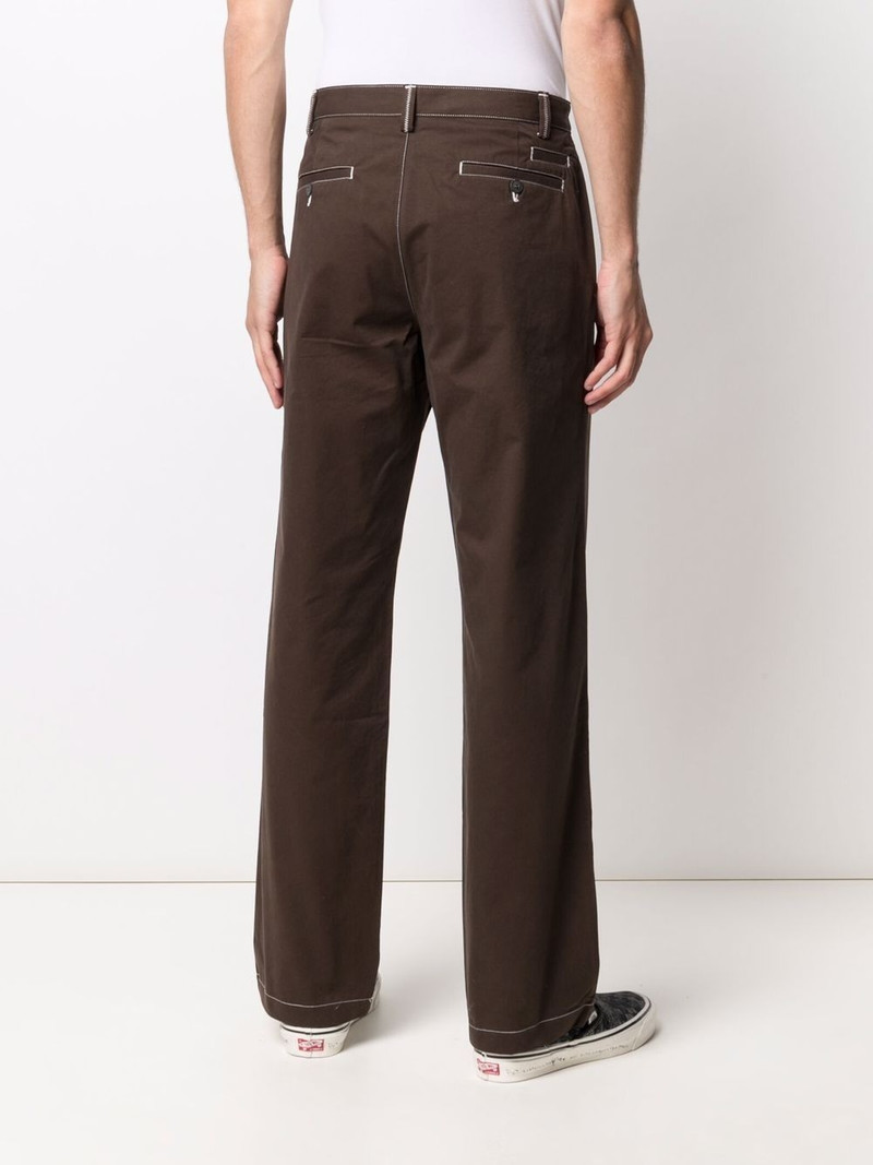 straight-leg organic cotton trousers 4