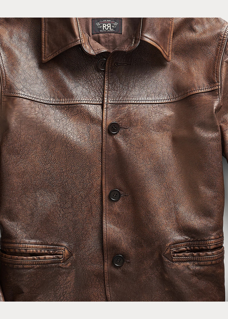 Leather Car Coat 3