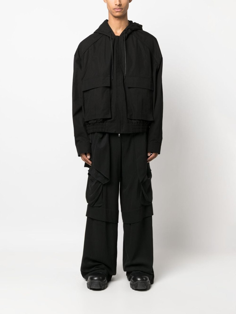 JUUN.J drawstring hooded jacket outlook