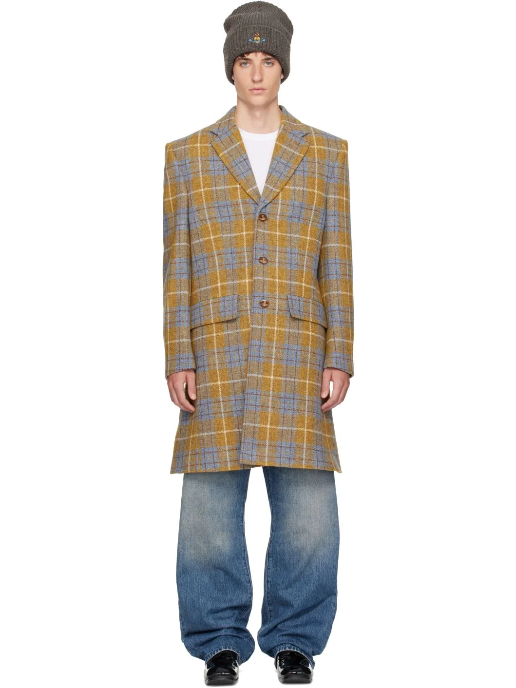 Yellow & Blue Huddersfield Coat - 1
