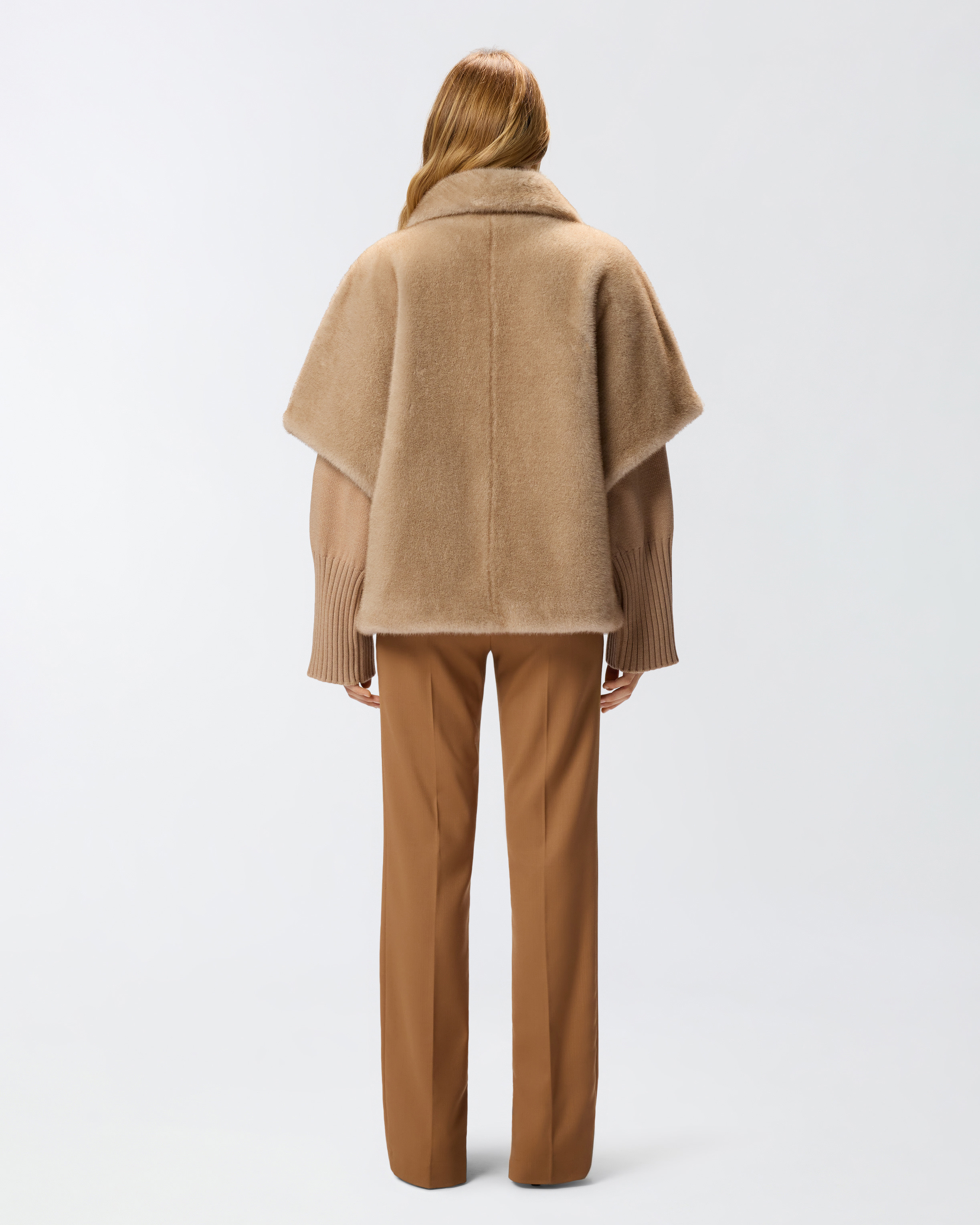FAUX FUR CAPE - 4