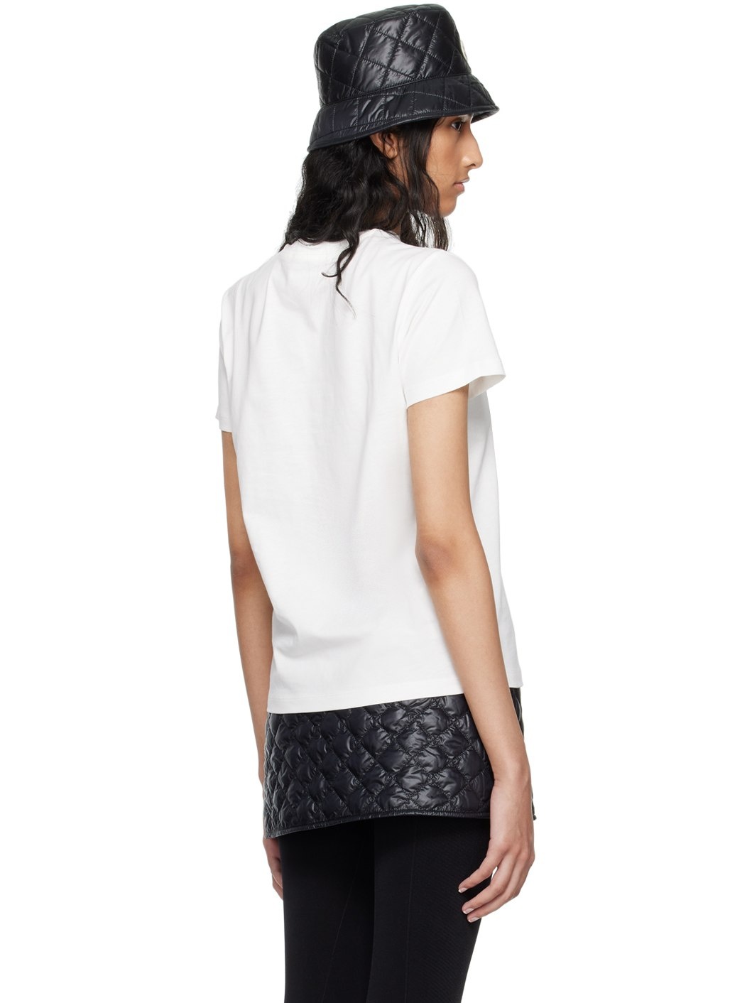 White Embroidered Logo T-Shirt - 3