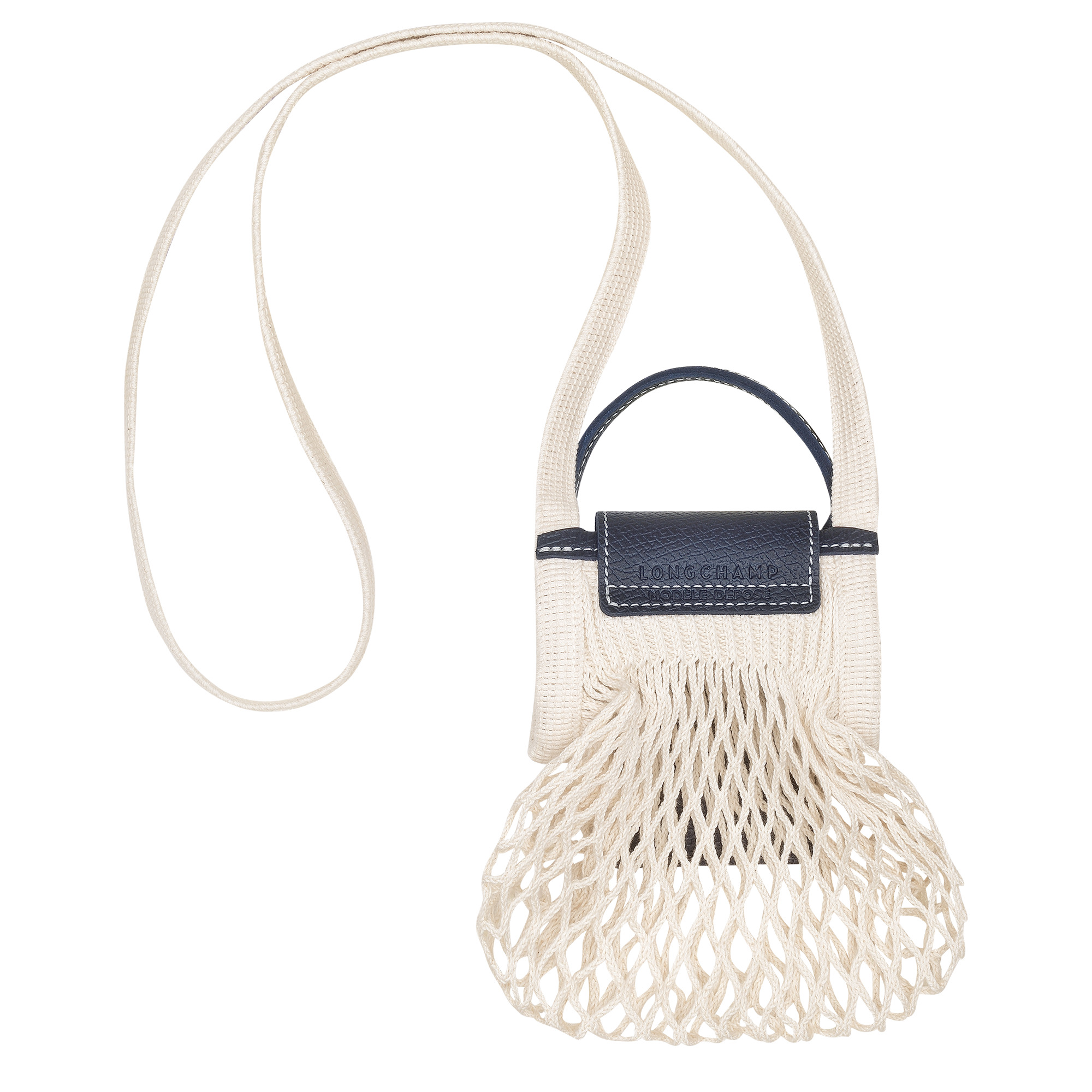 Le Pliage Collection Mesh bag Navy - Canvas - 3