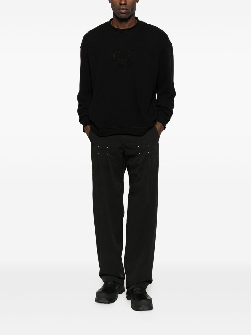 C.P. Company logo-embroidered cotton sweatshirt outlook