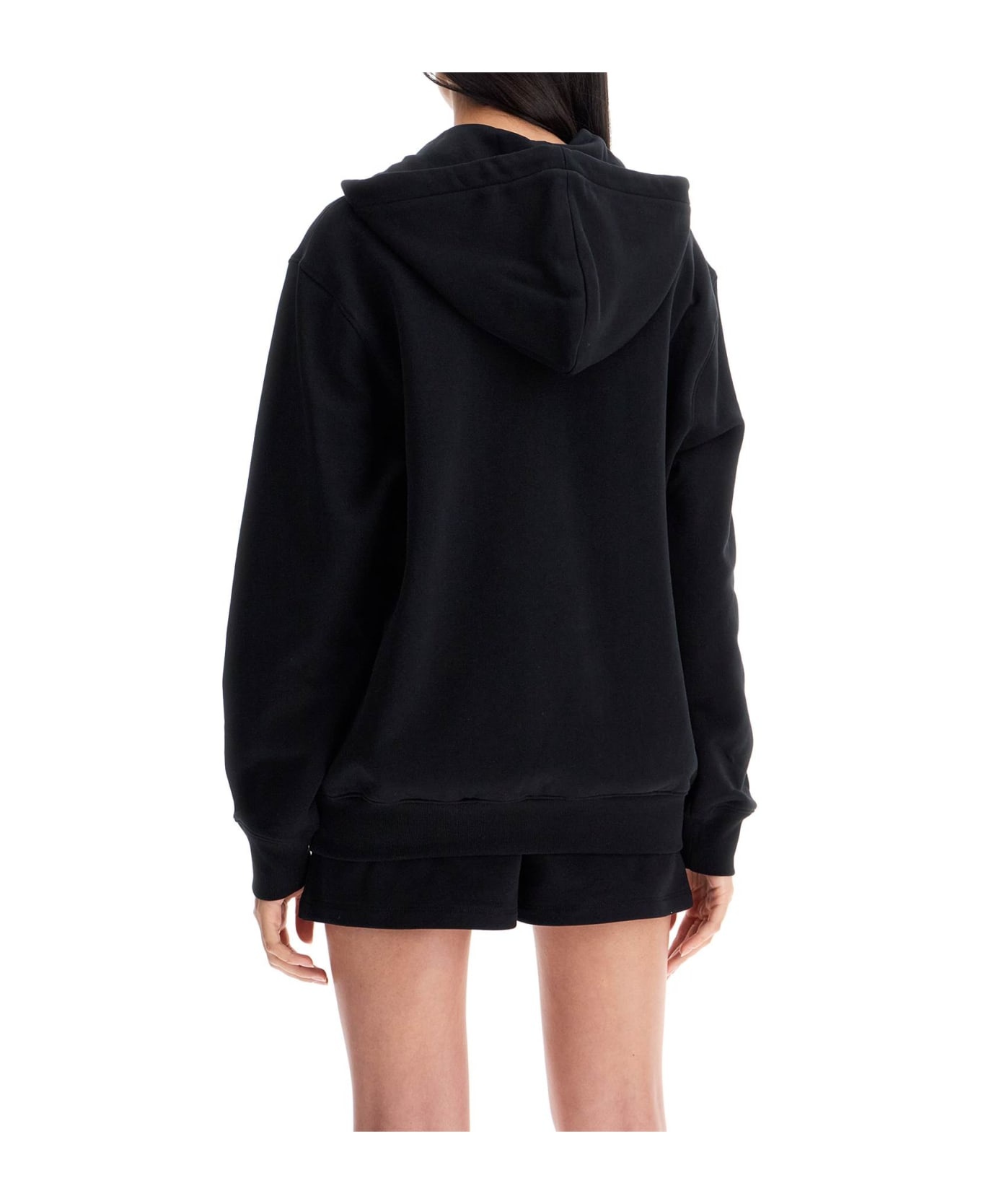 Logo Printed Zipped Hoodie - 3