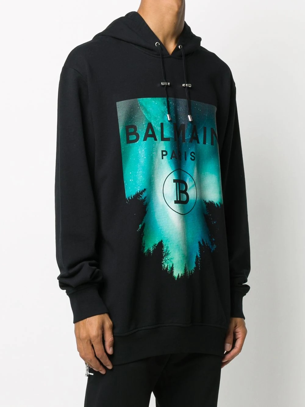 logo-print hoodie - 3