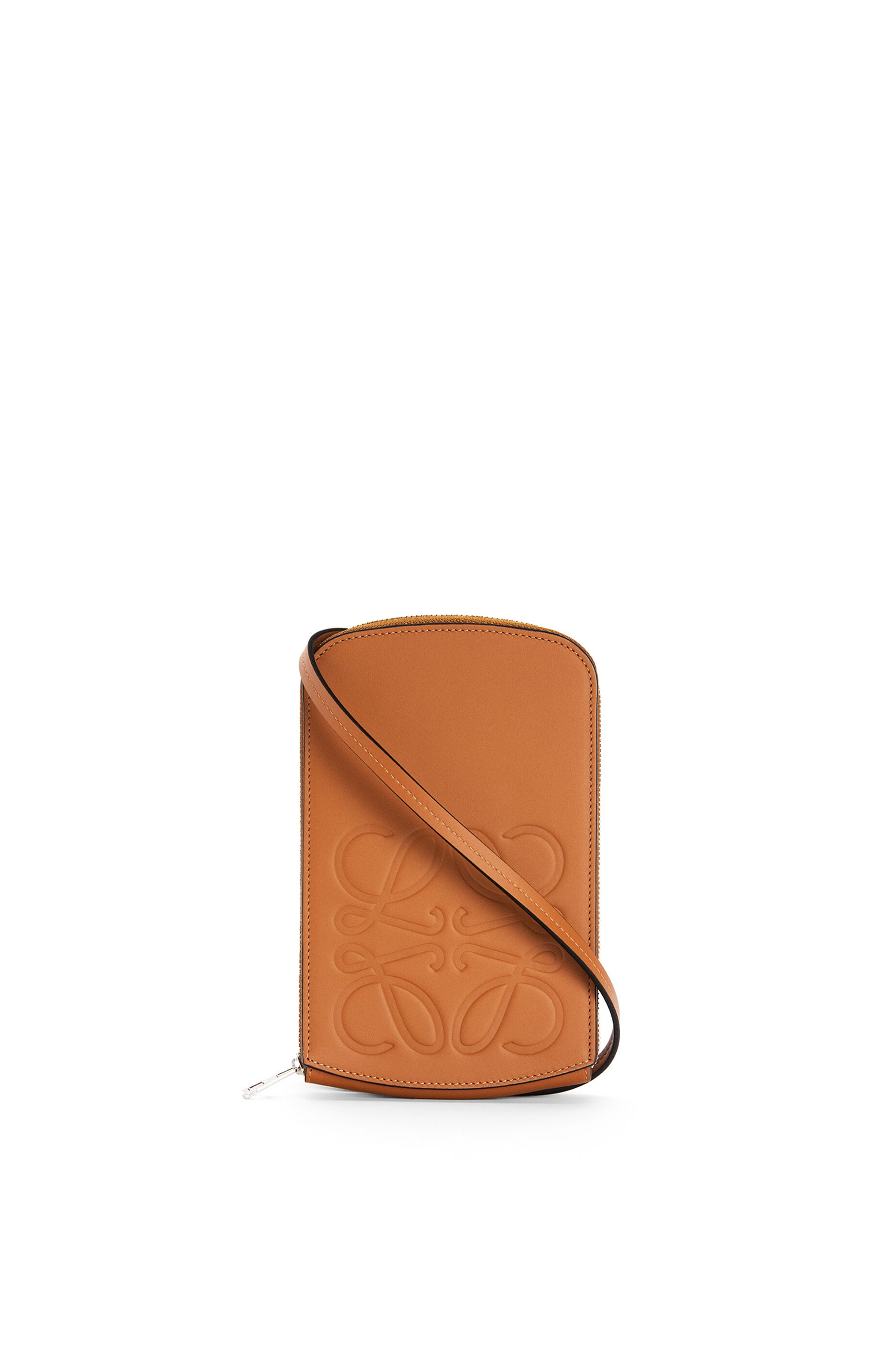 Brand multi-functional case in smooth calfskin - 1