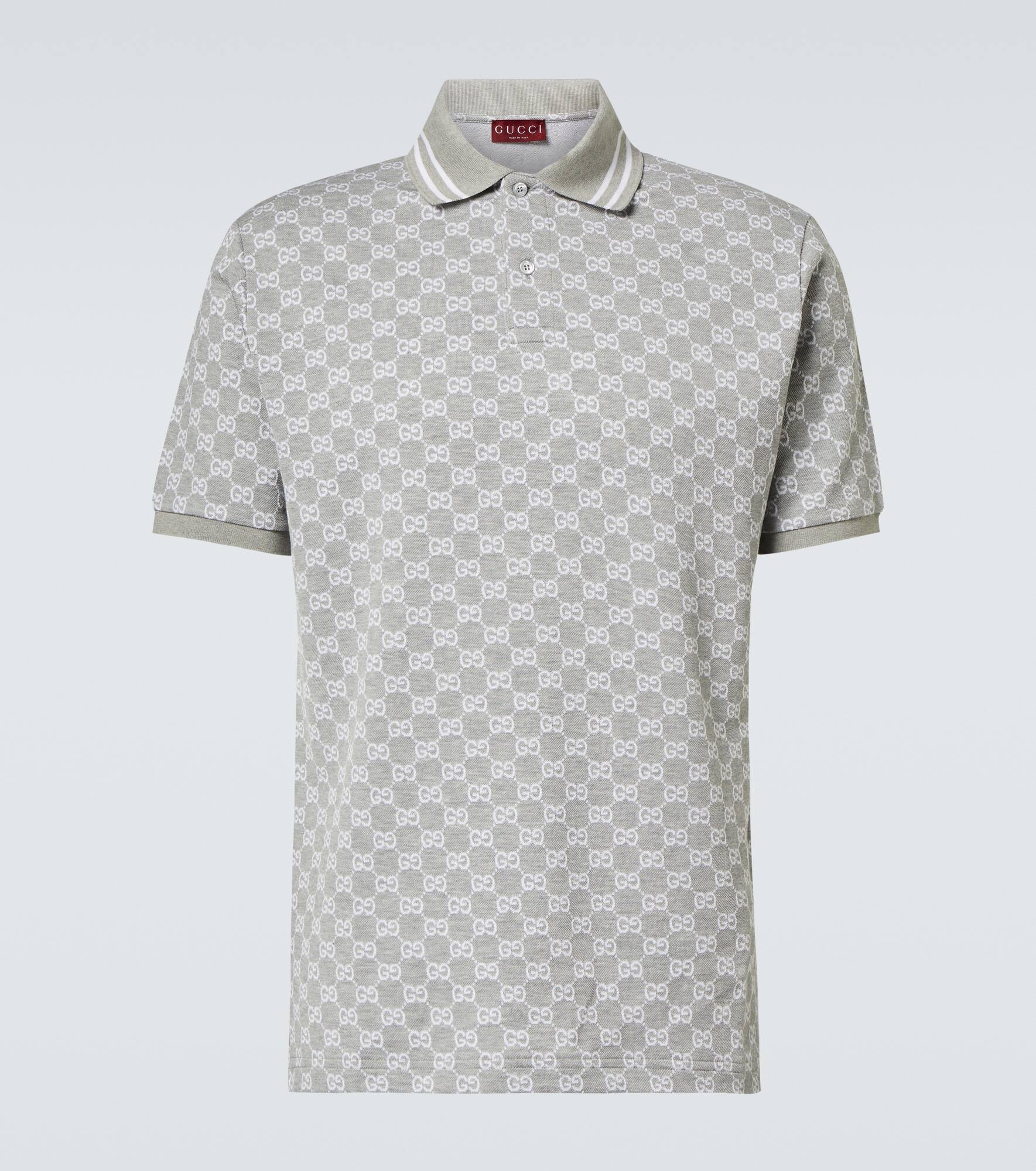 GG canvas cotton polo shirt - 1