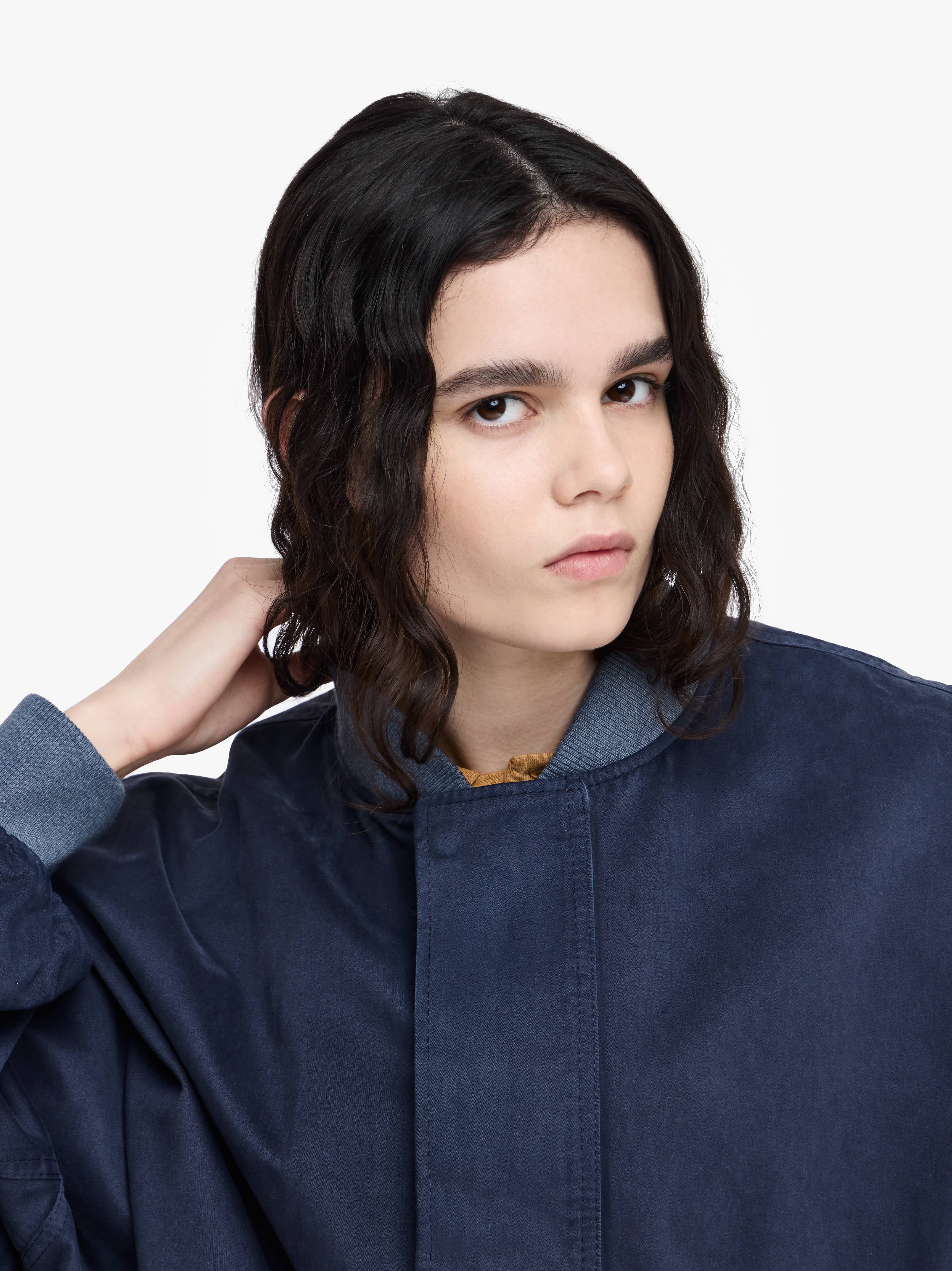 RELAXED COTTON BOMBER JACKET - 6