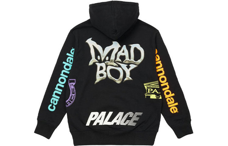PALACE Palace X Cannondale FW21 Graffiti Hoodie 'Black' P21CHD001 outlook
