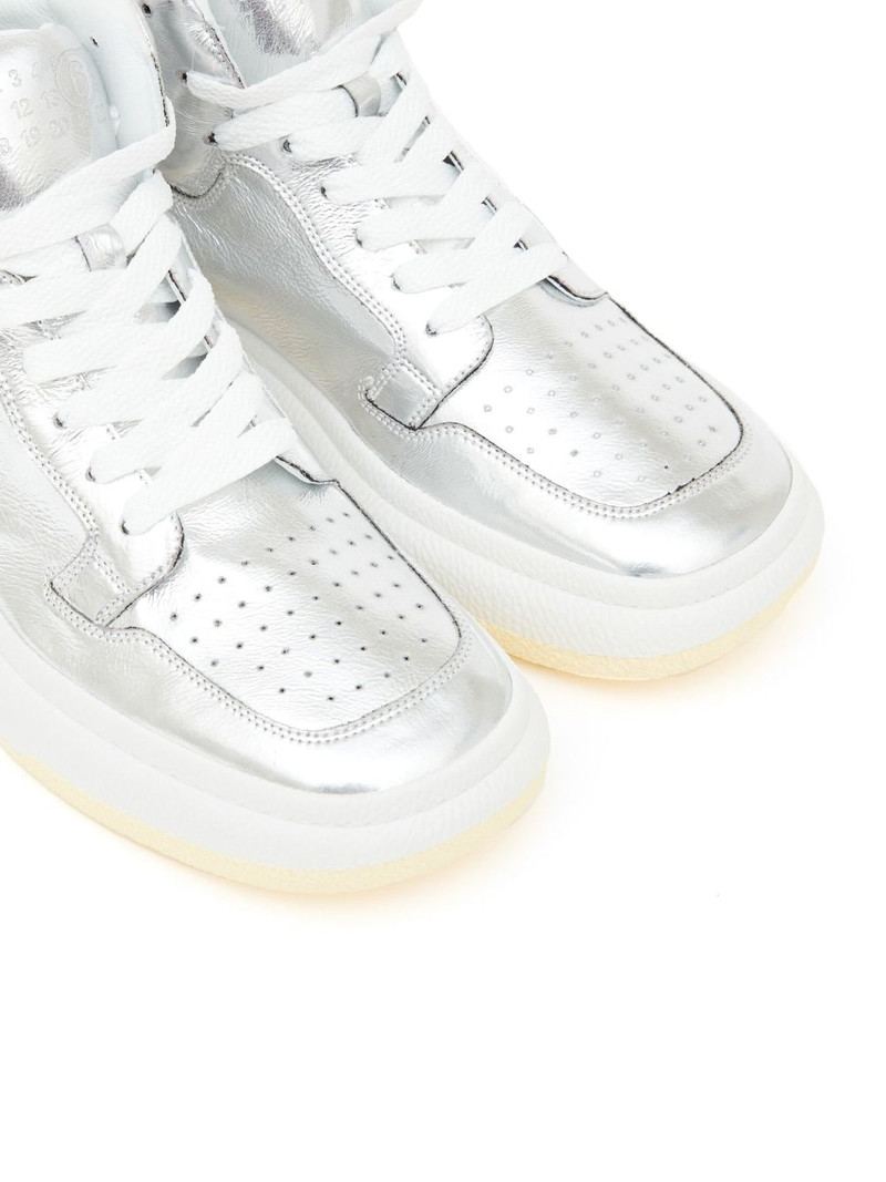 lace-up high-top sneakers 4