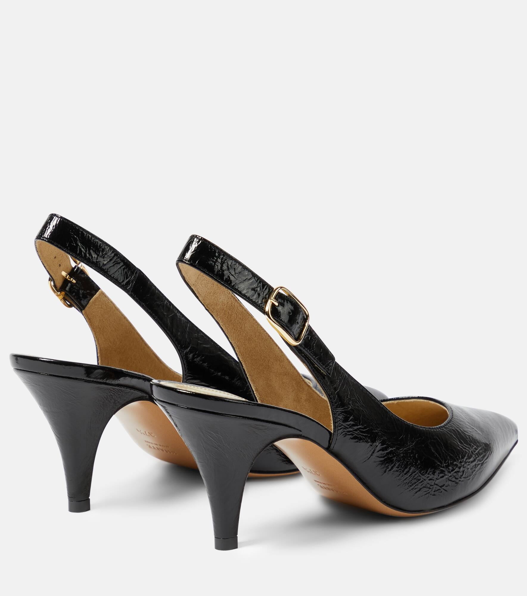 River leather slingback pumps - 3