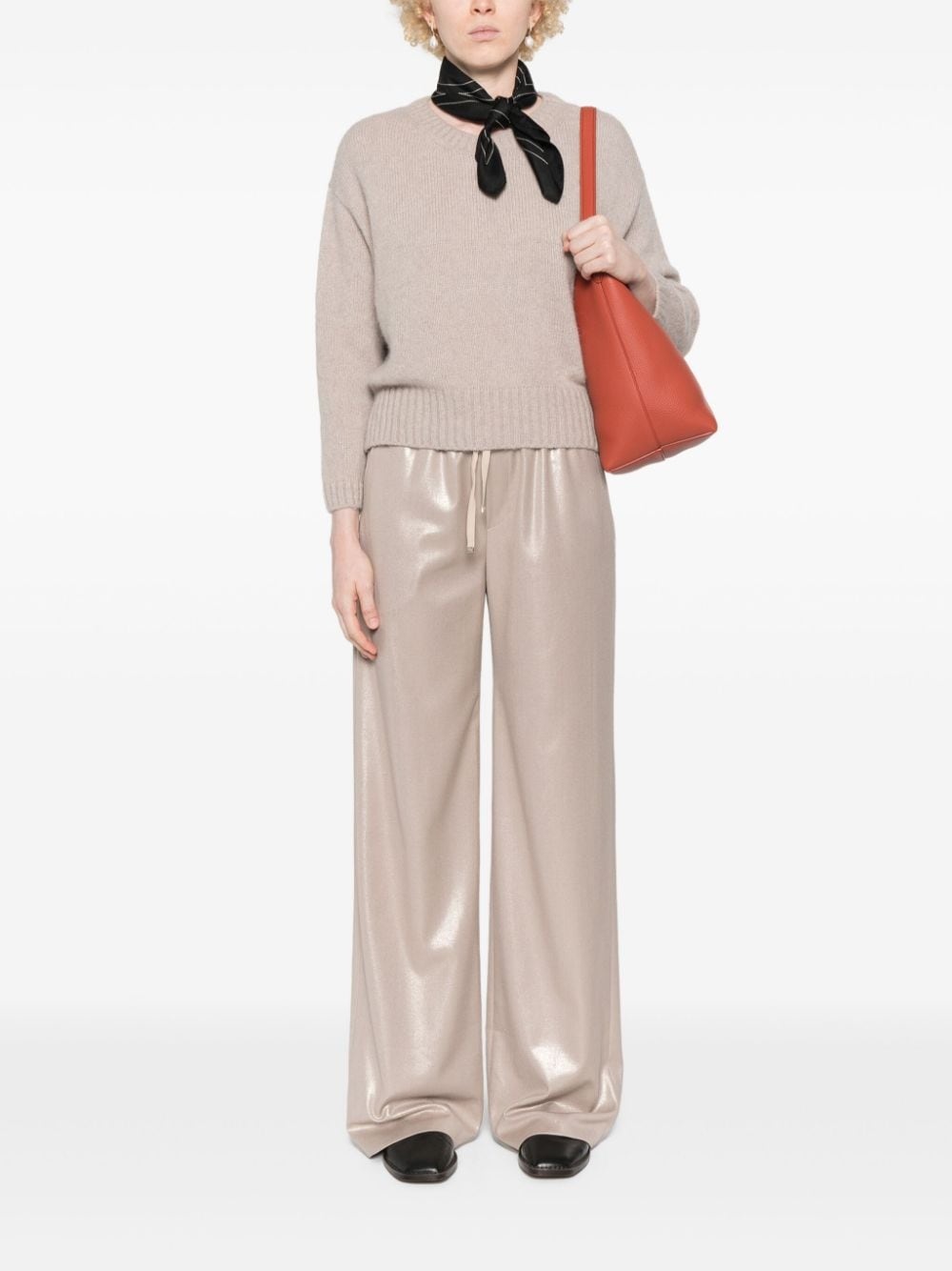 logo-charm trousers - 2