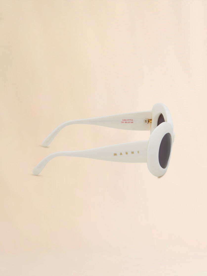 CREAM LAKE OF FIRE SUNGLASSES - 4