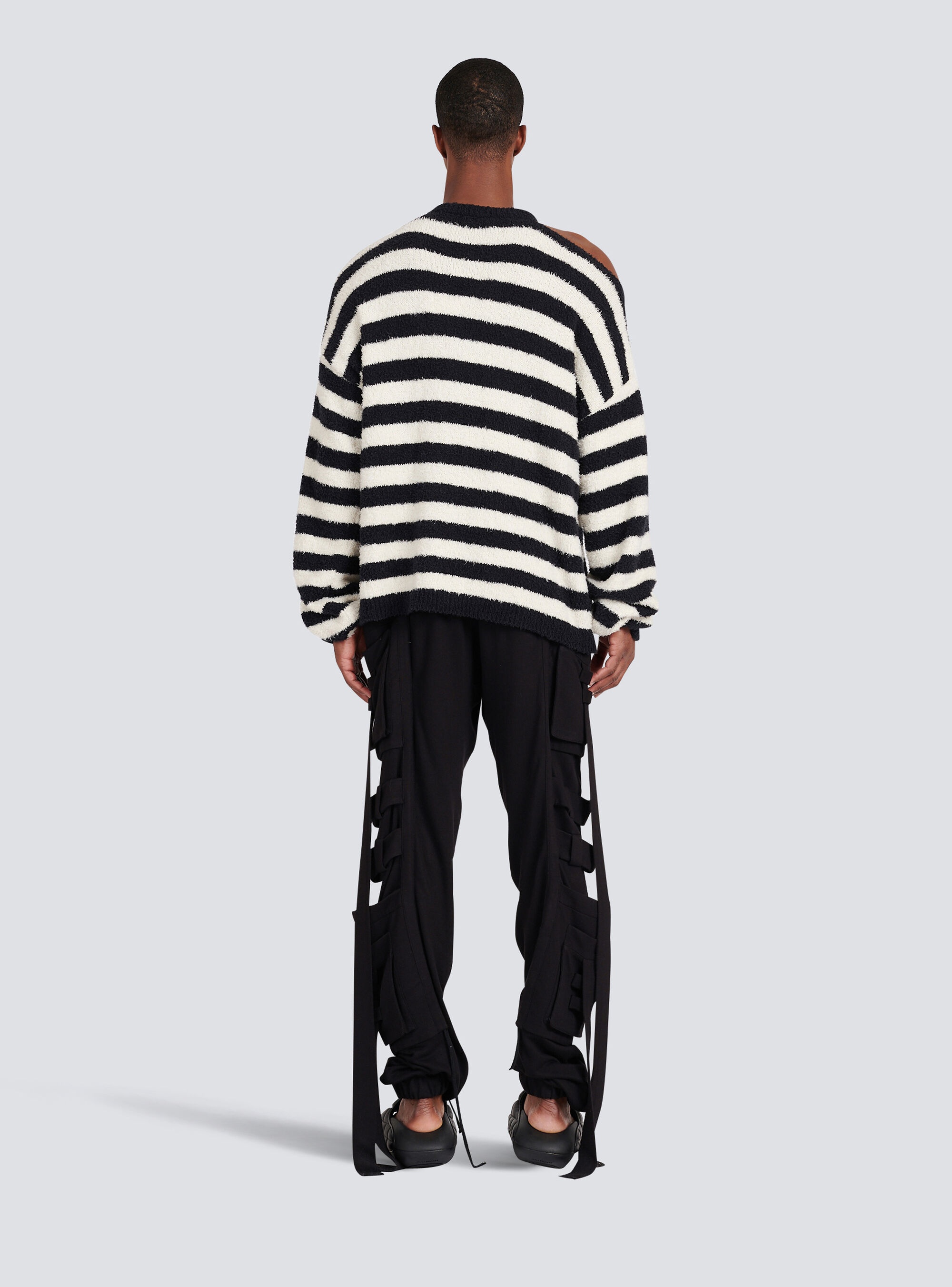 Striped cotton sweater - 4