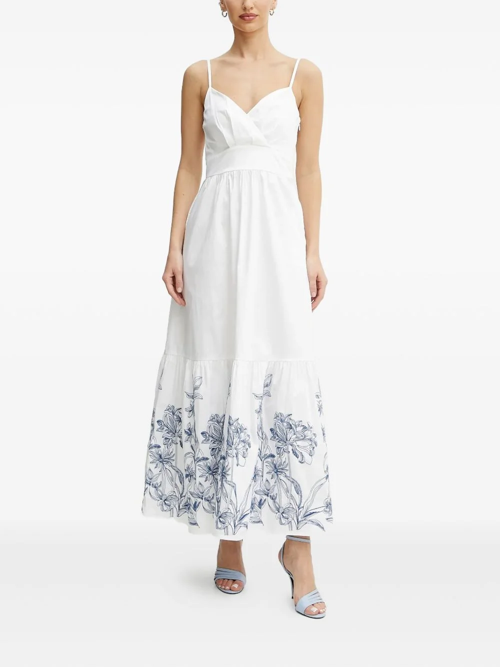 floral-print maxi dress - 1