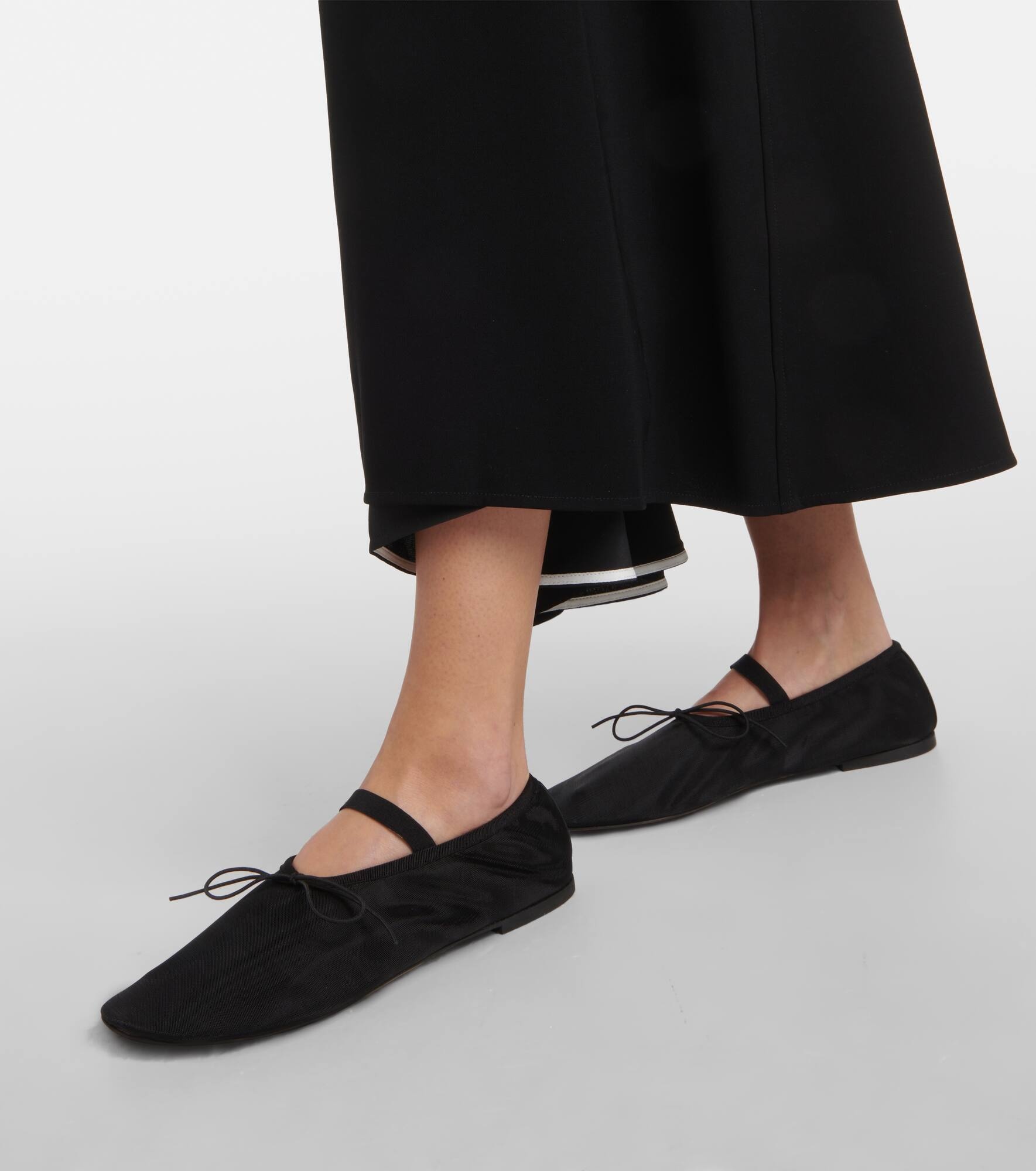 Glove mesh ballet flats - 4