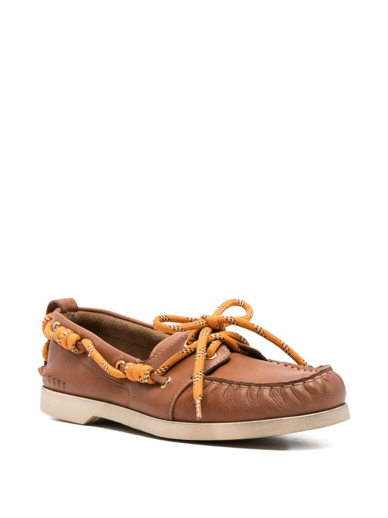 Golden Goose lace-up leather loafers outlook