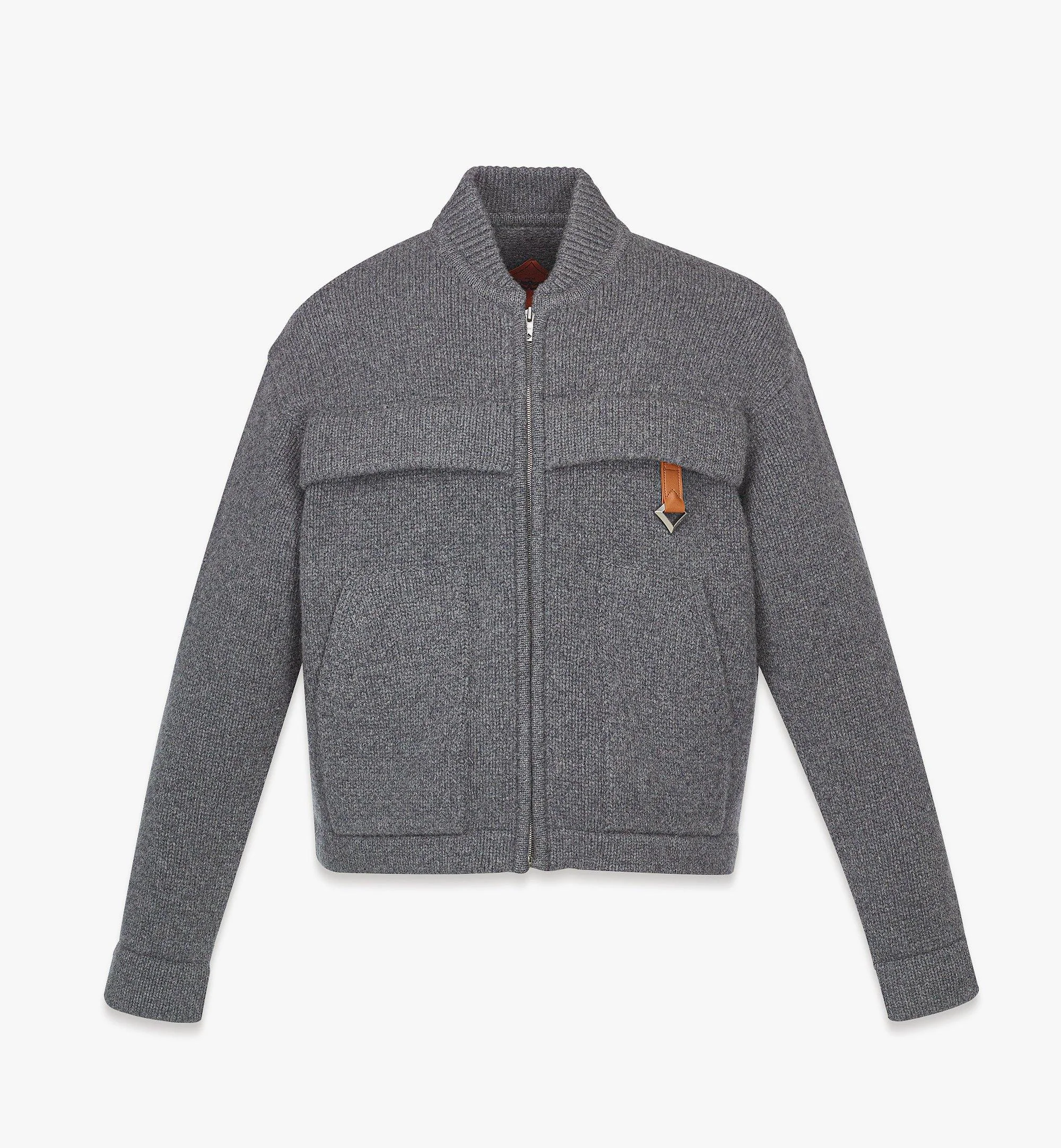 Zip Cardigan in Wool and Recycled Cashmere - 1
