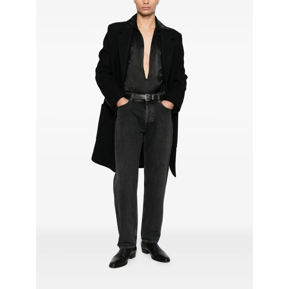 Saint Laurent Black Denim - Regular & Straight-Leg Jeans Men - 2