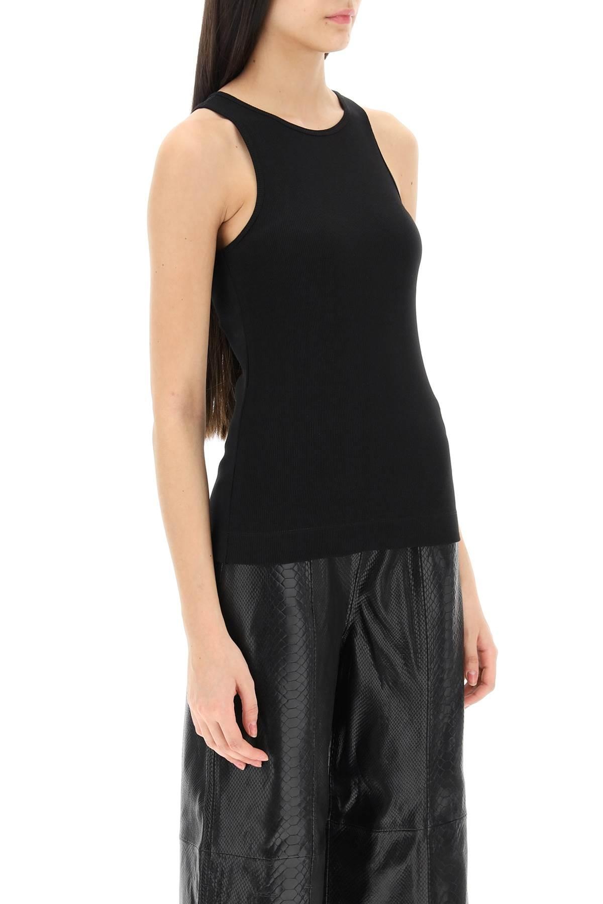 By Malene Birger Ribbed Organic Cotton Tank Top - 3